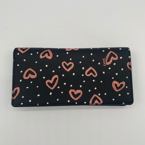 coach crayon hearts wallet